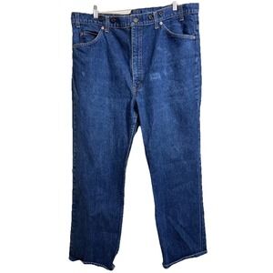 Vintage Levis 517 Mens 42x32 Blue Boot Cut 80's Orange Tab Jeans USA‎ Made